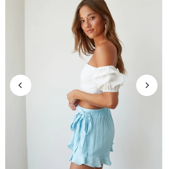 American Threads Light Blue Ruffle Skort - Picture 4 of 15